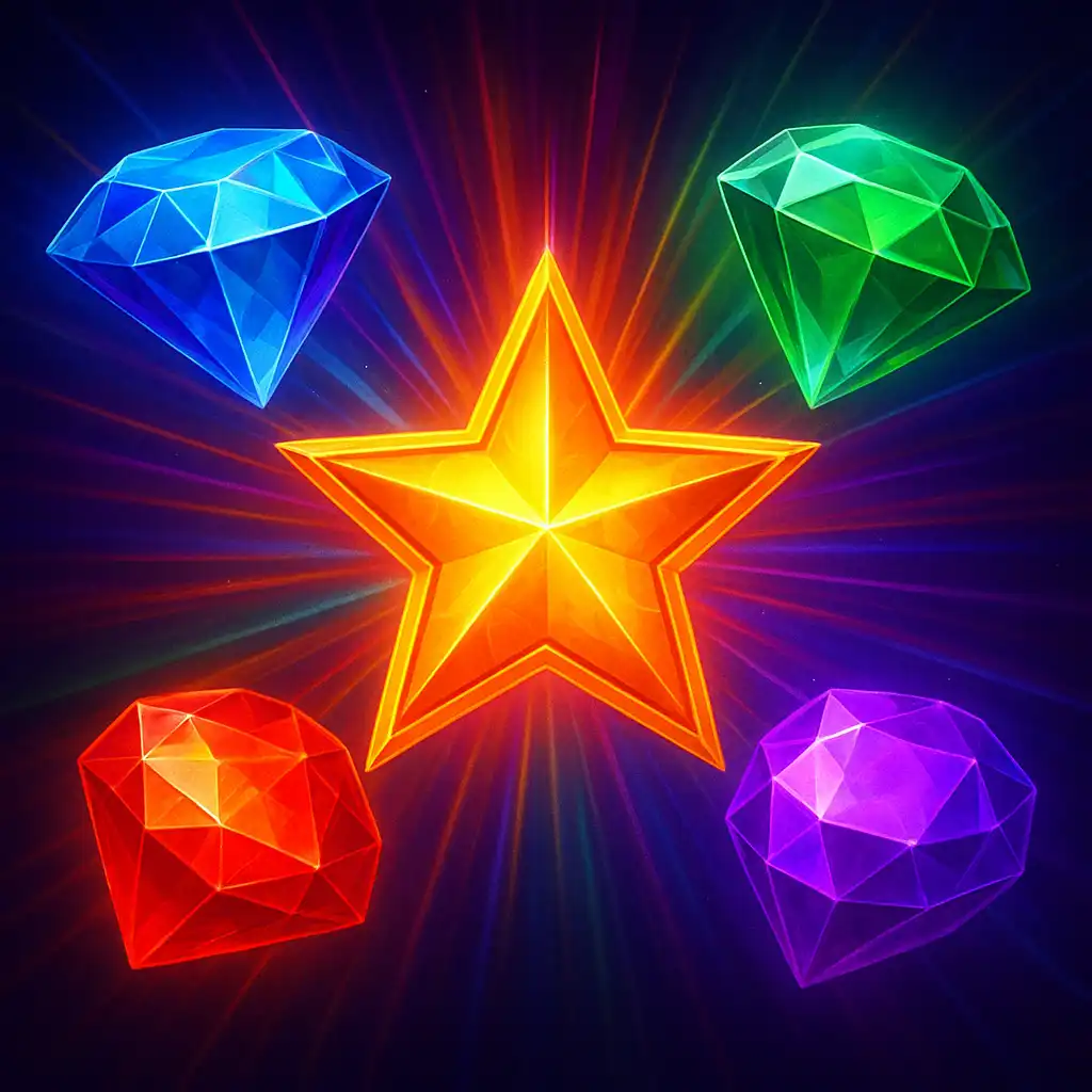Starburst slot game screen