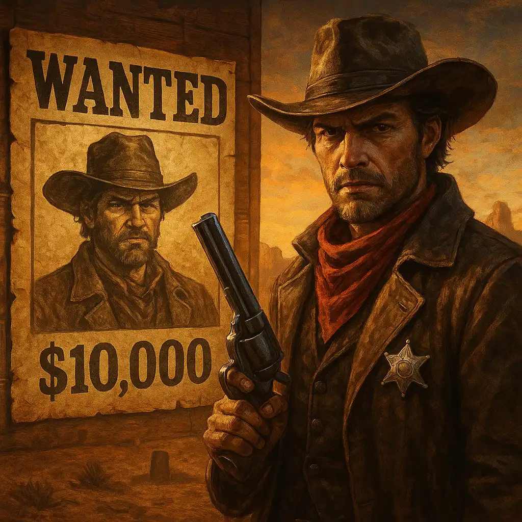 Wanted Dead or a Wild slot game screen